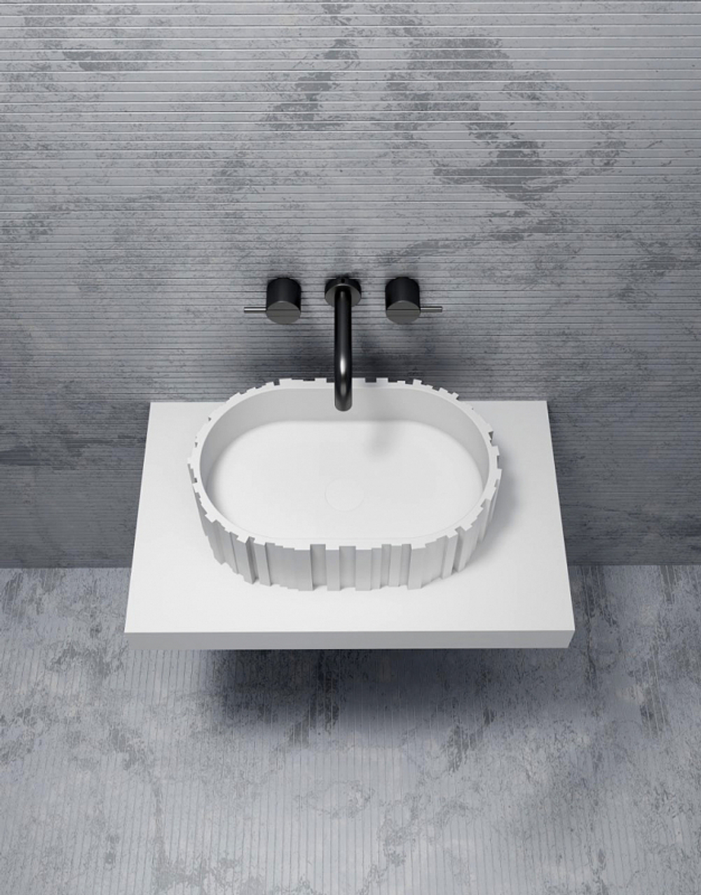 Раковина-чаша Abber Stein 56 AS2655 Белая матовая