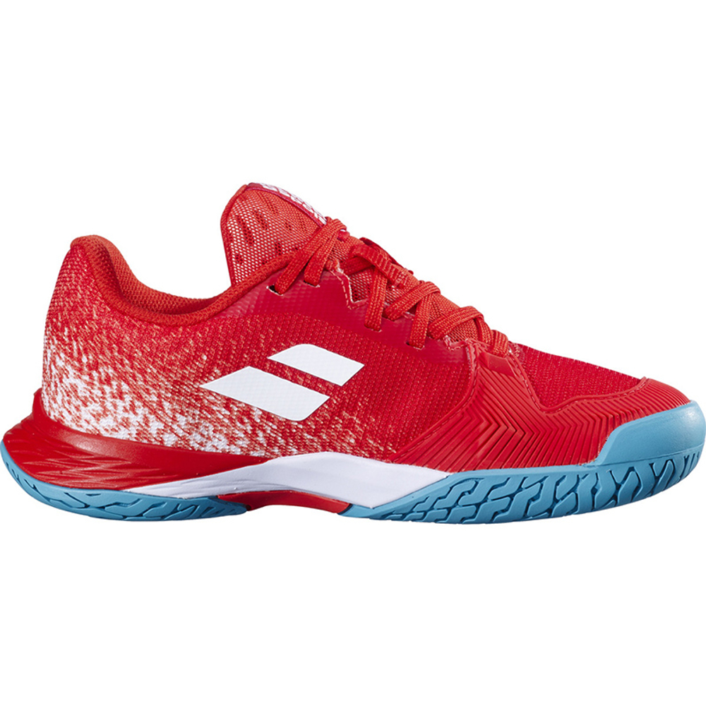 Детские теннисные кроссовки Babolat Jet Mach 3 All Court Fiesta Red