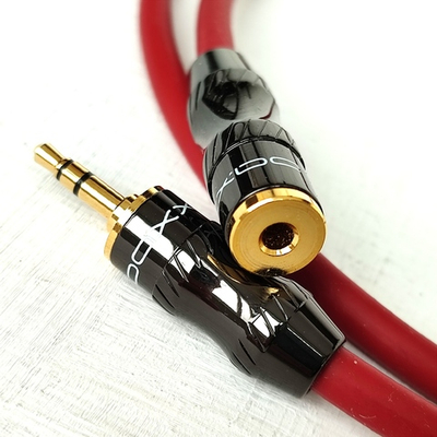 DAXX J70 Аудио кабель из посеребренной меди Мини-Джек 3,5мм (папа-мама), удлинитель. D=6mm