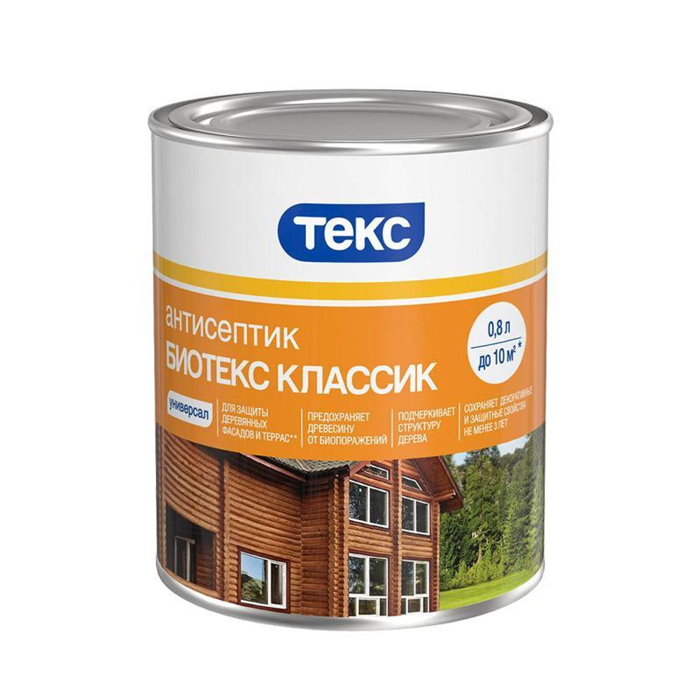 ТЕКС Антисептик БИОТЕКС состав 2 в 1 Сосна 2,7л