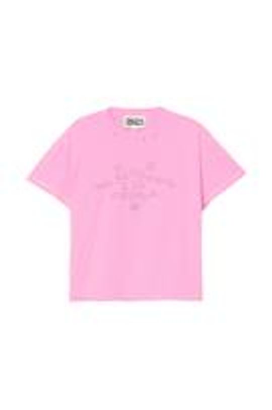 ZARA X BENITO ANTONIO ФУТБОЛКА С ЭФФЕКТОМ ПОТЕРТОСТЕЙ, РОЗОВЫЙ