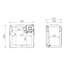 Компрессорный автохолодильник Alpicool CX50 (12/24)