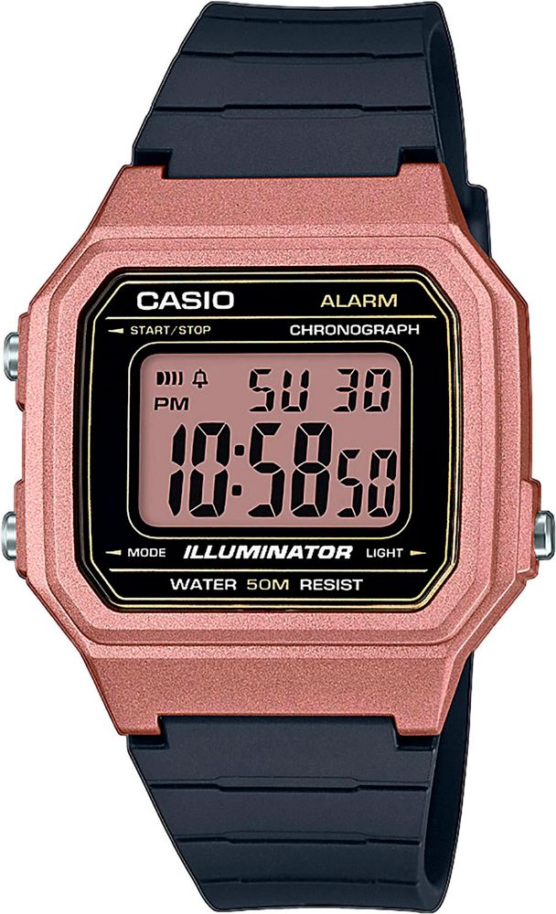 Японские наручные часы Casio Collection W-217HM-5AVEF с хронографом