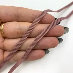 Резинка отделочная кофейно-розовая 4 мм (цв. 885), K-195/4