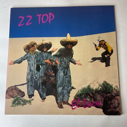 Винтажная виниловая пластинка LP ZZ Top El Loco (Германия 1981)