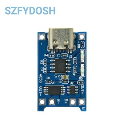 Модуль зарядки литий-ионных аккумуляторов TP4056 Type-c