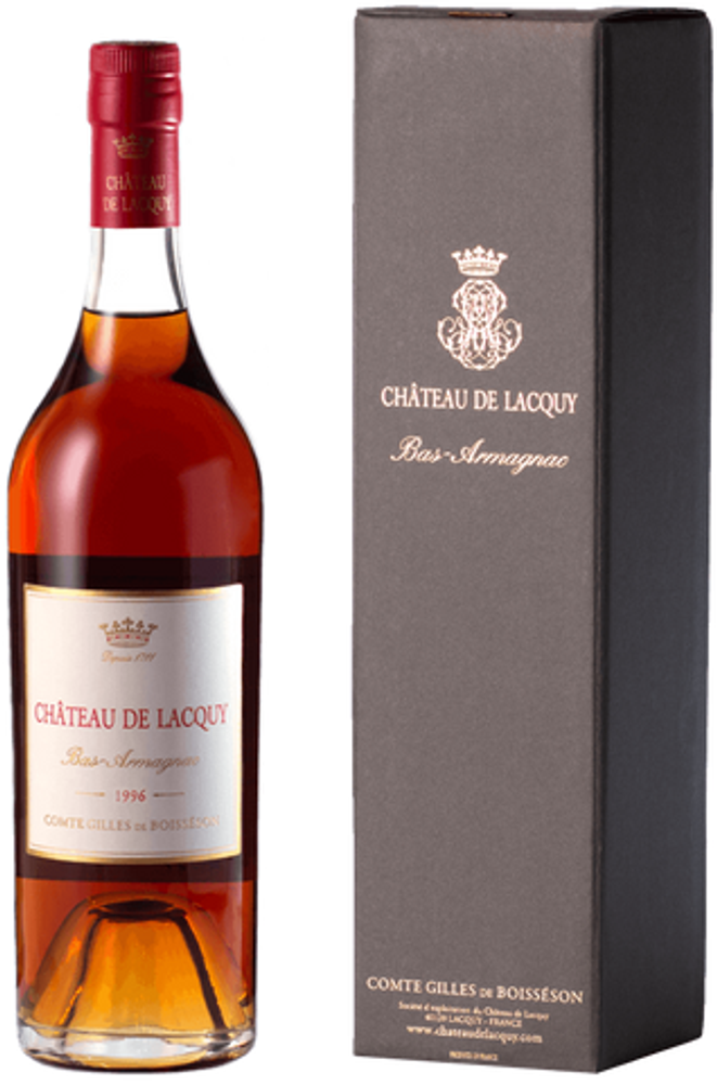 Chateau de Lacquy, Bas-Armagnac 1996 in gift box