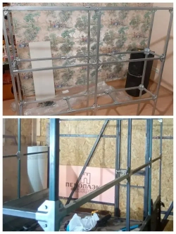 Крепеж для теплиц Г-образный 20х20 мм краб-система, подходит для стеллажа, 4 пары - толщина металла 1.5мм