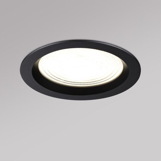 359847 WIR NT25 504 черный Светильник встраиваемый с переключателем цв. емпературы IP44 LED 25W 220-240V 2700К\3200К\4000К FLUO