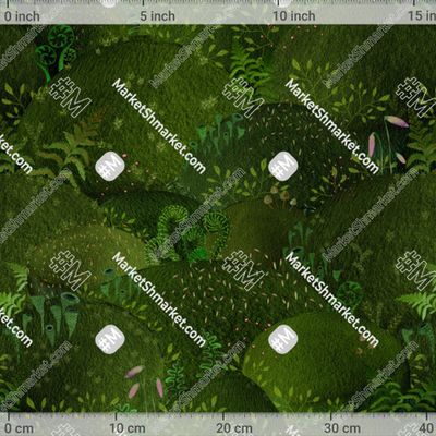 Весенний мох зеленый by Gora-pattern 333 DPI