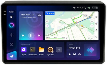 Магнитола для Renault Arkana 2019+, Duster 2020+ (большой экран) - Teyes CC3-2K QLed Android 10, ТОП процессор, SIM-слот, CarPlay