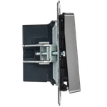 BRITE Кнопка звонка с индикацией для отелей 10А ВС10-1-9-БрС сталь IEK