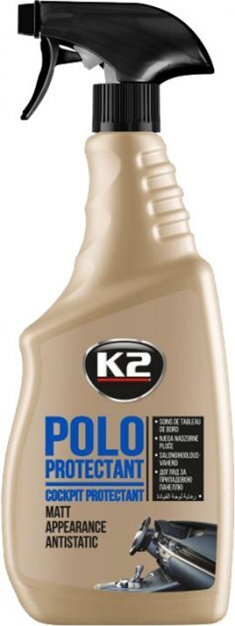 ПОЛИРОЛЬ Д/ПЛАСТИКА POLO PROTECTANT MAT 750МЛ