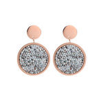 Серьги Qudo Tirano Comet argent light 303702 BW/RG