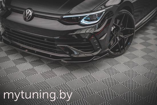 Сплиттер бампера переднего V.3 для VOLKSWAGEN Golf VIII R (20-...)