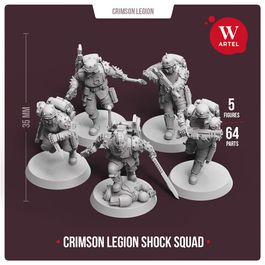 Комплект миниатюр Crimson Legion Shock Squad