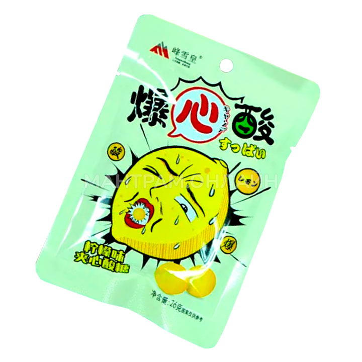 Конфеты кислые FengxueHuang вкус Лимон 26 г