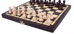 Шахматы "Олимпик" деревянные складывающиеся 122A