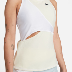 Женская теннисная майка Nike Court Dri-Fit Slam NT PS Tank Top Women - Cream, White