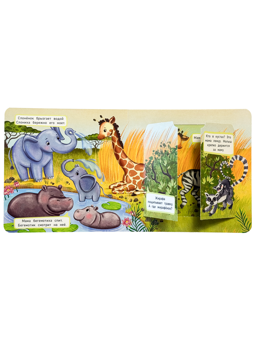 Double-Flap Book: Moms and Babies