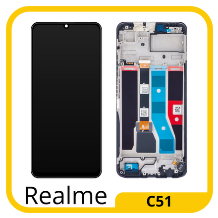 Realme C51 (RMX3830) Дисплейный модуль с тачскрином) (в рамке) (ORIG-SP)