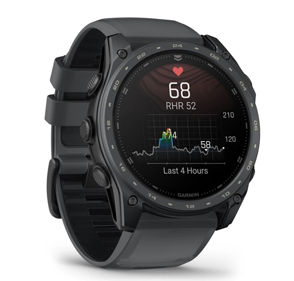 Тактические часы Garmin Tactix 8 – 51 mm, AMOLED, Cerakote Coating Includes Applied Ballistics Ultralight Solver and Slate Gray Cerakote Coating