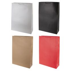 GAEM Пакет подарочный XXL (бумага 210г/м2, блок микс12шт), L50 W18 H72 см, 4в.