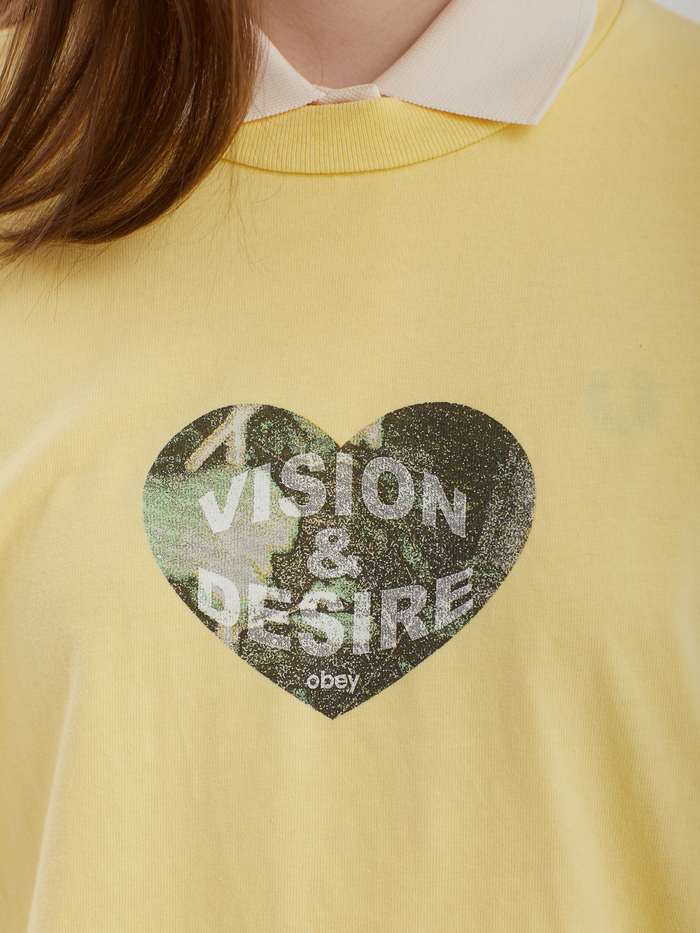 Женская Футболка Obey Vision And Desire