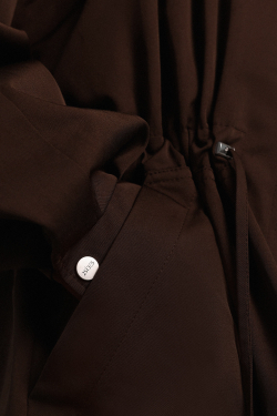 Тренч - парка шоколадная