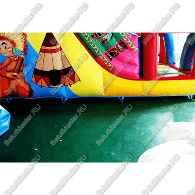 Надувная горка "Индиана" 7*5*6 м