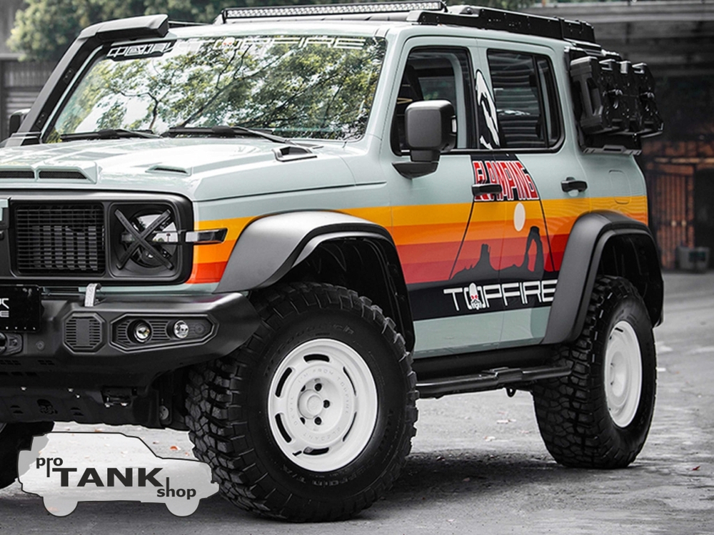 TANK 300 Колесный диск 17" (1 шт.) (белый) TOPFIRE