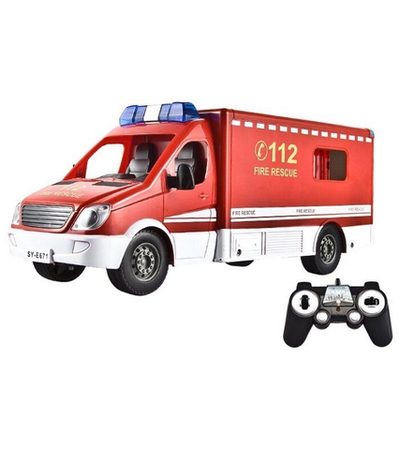 Р/У пожарный фургон Double Eagle 1:18