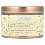 Aroma Naturals, Soy VegePure®, маленькая консервная свеча из сои, пачули и ладан, 79,38 г (2,8 унции)