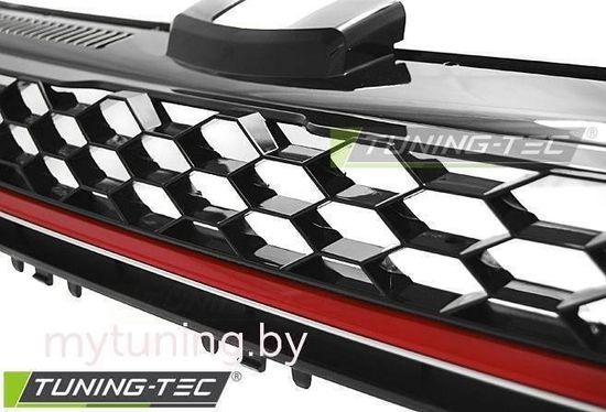 Решетка радиатора GTI LOOK BLACK RED для Volkswagen Golf 7