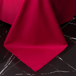 Комплект постельного белья Однотонный Сатин Премиум широкий кант на резинке OCPKR032