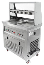 Фризер для жареного мороженого Foodatlas KCB-2F (контейнеры, световой короб)