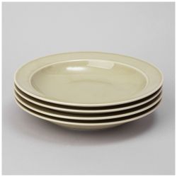 НАБОР ТАРЕЛОК СУПОВЫХ LEFARD TINT 22,5 СМ (ФИСТАШКОВЫЙ) 4 ШТ.