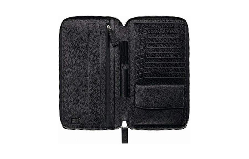 MONTBLANC Cow Leather Wallet Men"s Black