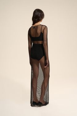 Платье-сетка (Naked Dress), черное