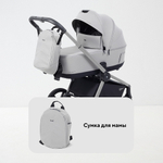 Детская коляска Rant Flex Therm Soft 3 в 1 с автокреслом Evomax Grey Stone Grey