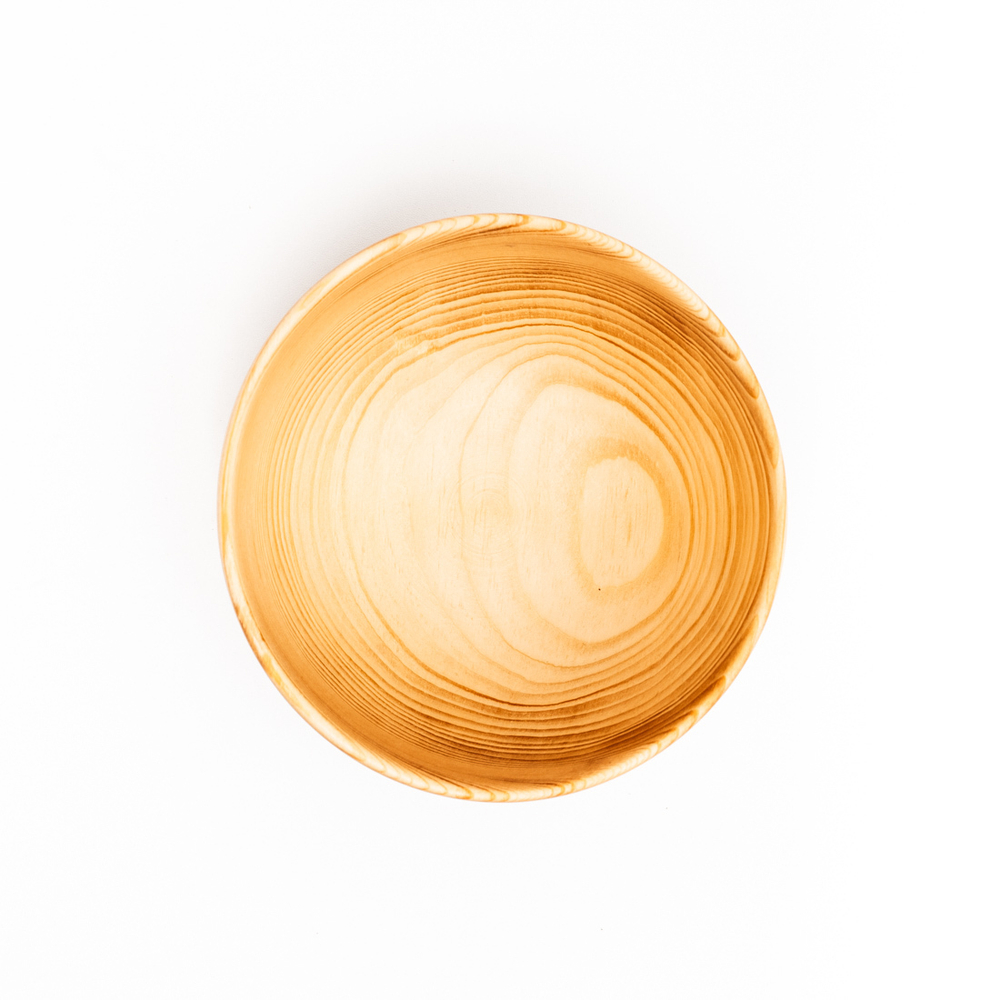 Деревянная глубокая тарелка-супница Art of Siberia из Сибирского Кедрf. T110