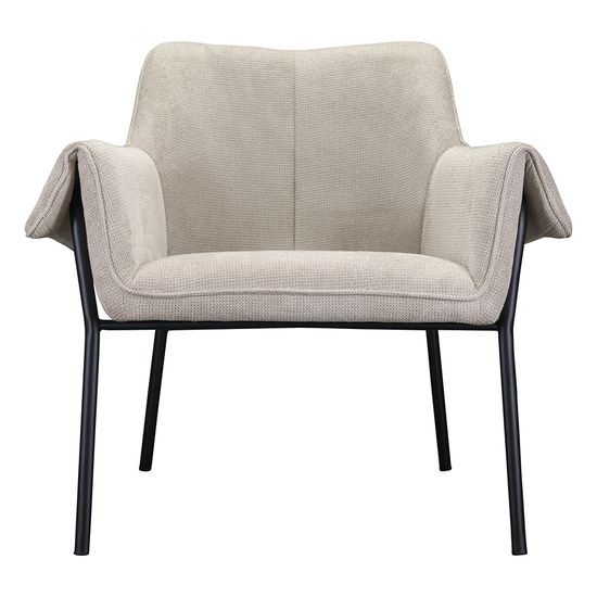 Лаунж-кресло aline, шенилл, серо-бежевое