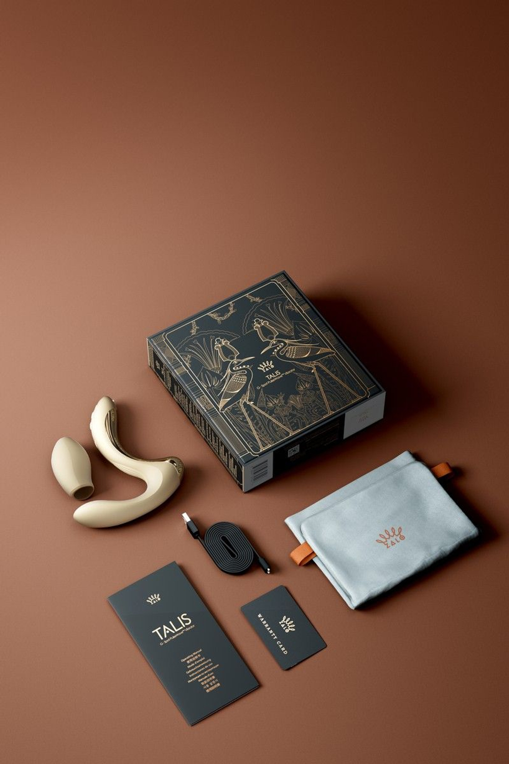 Белый вибромассажёр G-зоны Talis с пульсацией, вакуумной стимуляцией и функцией нагрева (Цвет: белый)