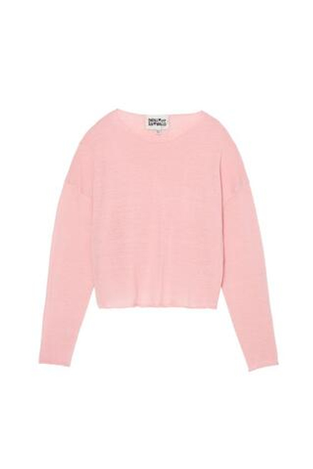 ZARA X BENITO ANTONIO СВИТЕР УКОРОЧЕННОГО КРОЯ, РОЗОВЫЙ