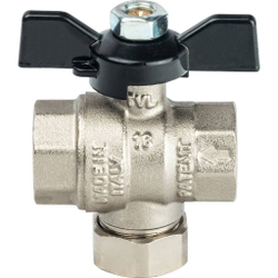 Шаровой кран с фильтром  1/2
