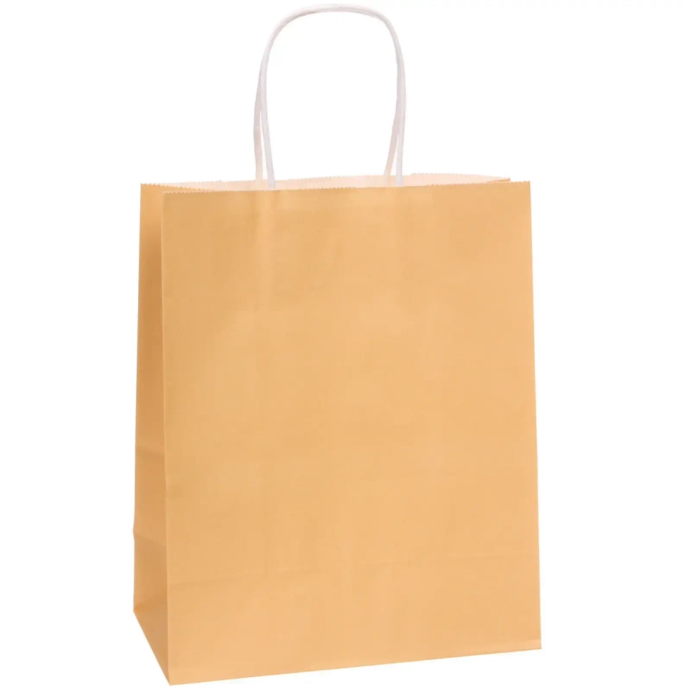 Пакет подарочный «Классика» 27*22*11 см, бежевый (крафт)