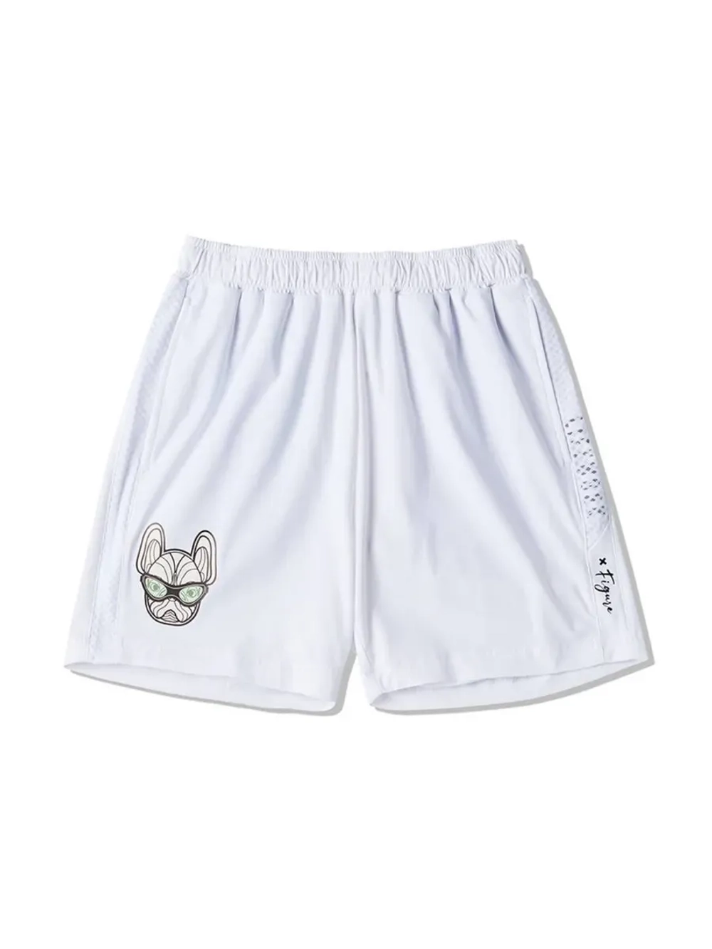 Шорты с сеткой по бокам и логотипом ladok