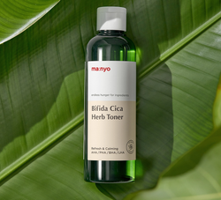 Успокаивающий тонер для чувствительной кожи Manyo Bifida Cica Herb Toner 210 мл.