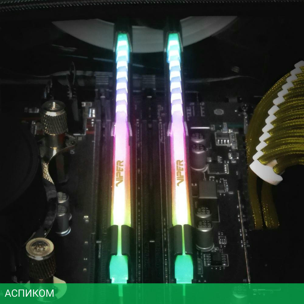 Оперативная память Patriot Viper Steel RGB 2x8GB DDR4 PC4-25600 (PVSR416G320C8K)