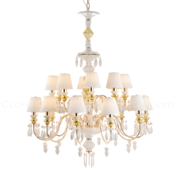 Люстра Cloyd LOTTIE-B C20 / Ø92 см- бел.-золотая керамика (арт.11400)
